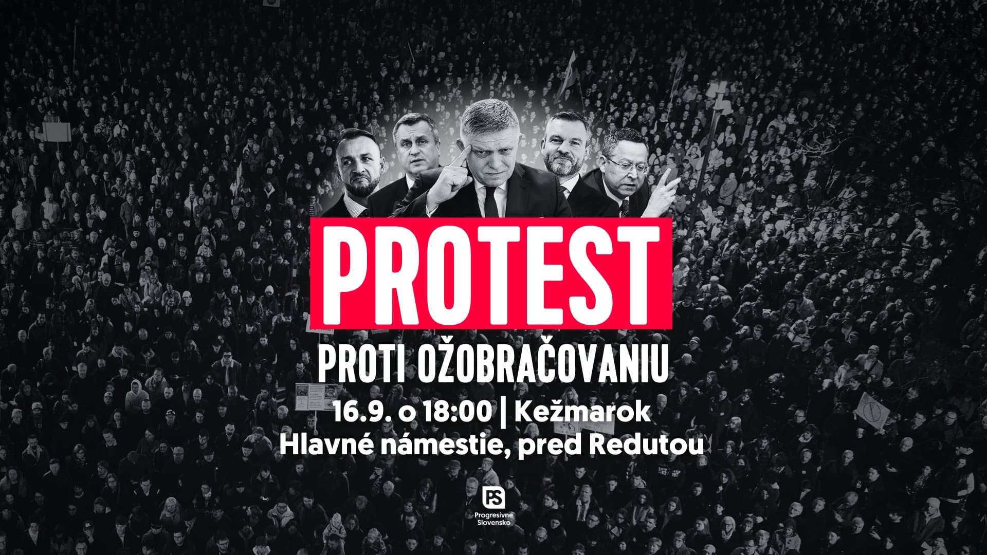 Kežmarok - Protest proti ožobračovaniu
