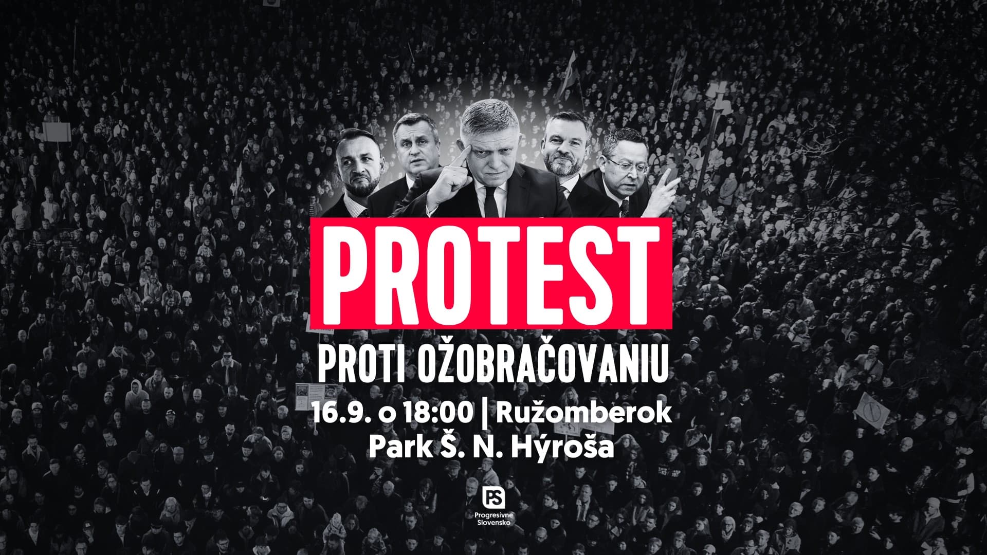 Ružomberok - Protest proti ožobračovaniu