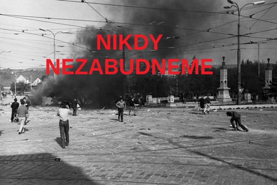 Spomienka na obete okupácie Augusta 1968 Košice