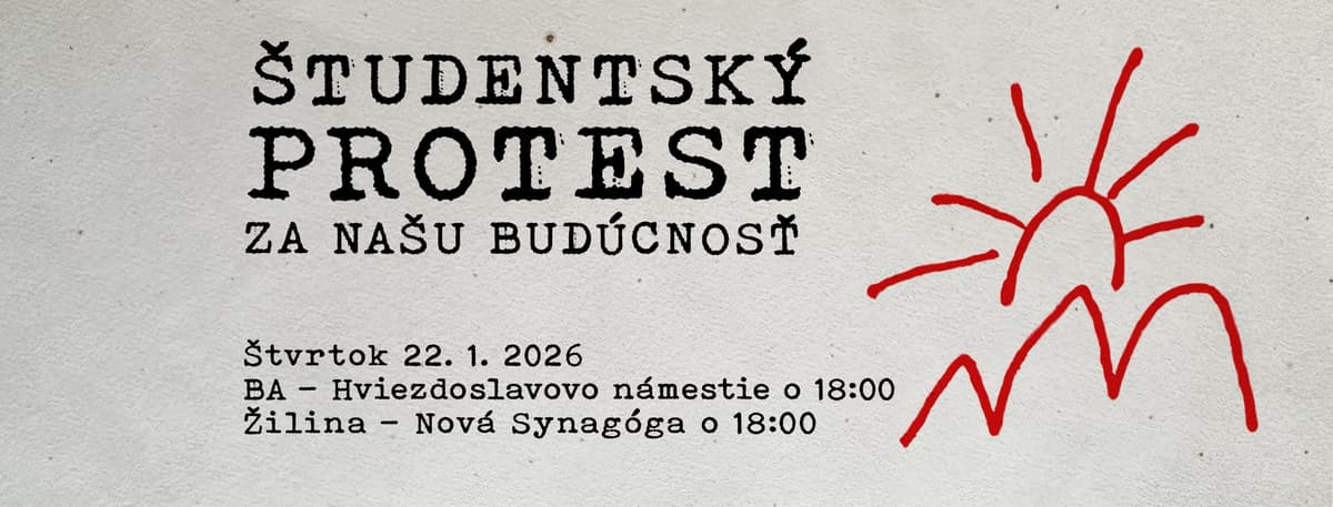 Študentský protest Za našu budúcnosť - Bratislava