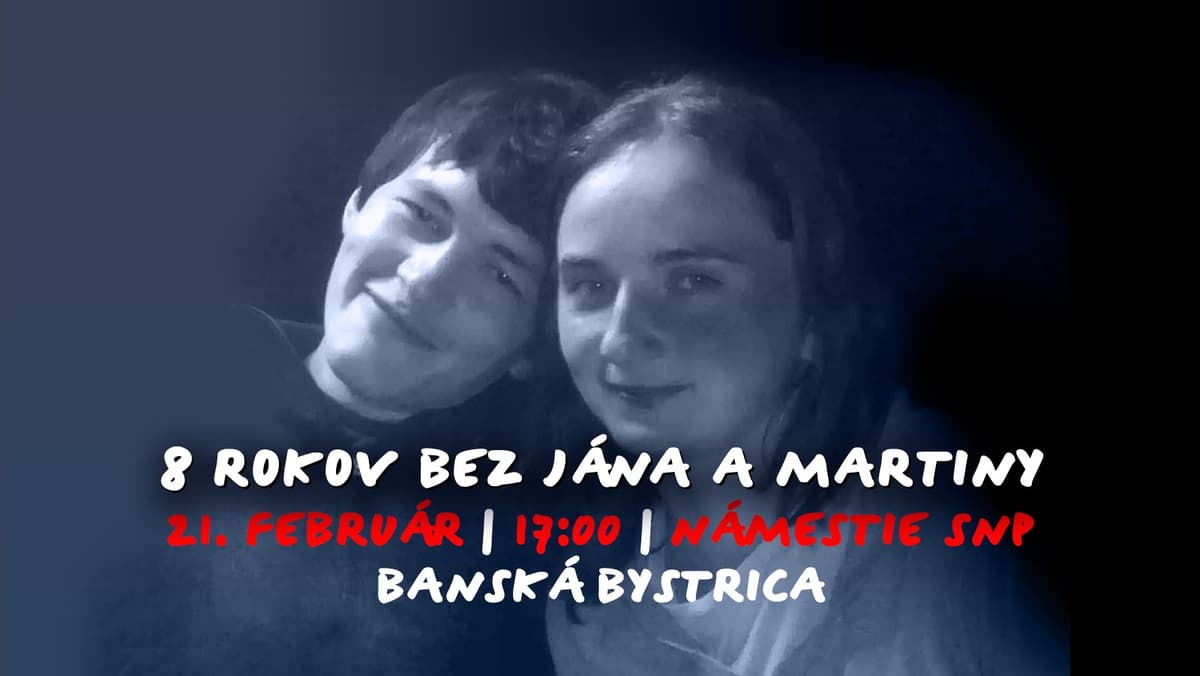 8 rokov bez Jána a Martiny - Banská Bystrica