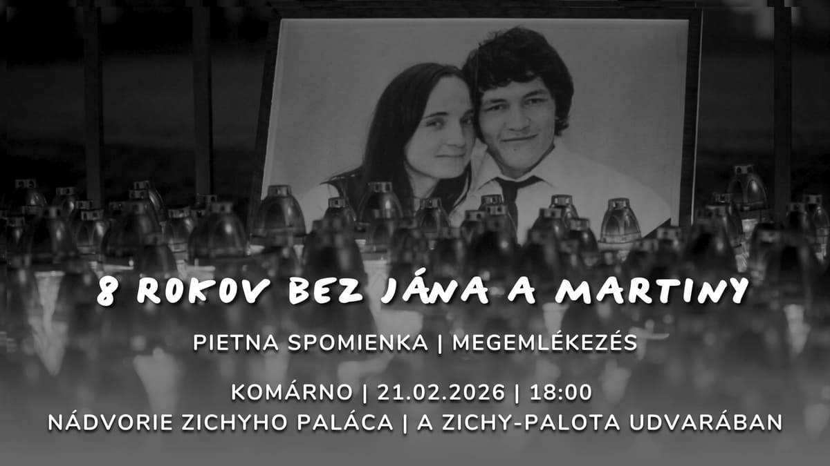 8 rokov bez Jána a Martiny - pietna spomienka - Komárno