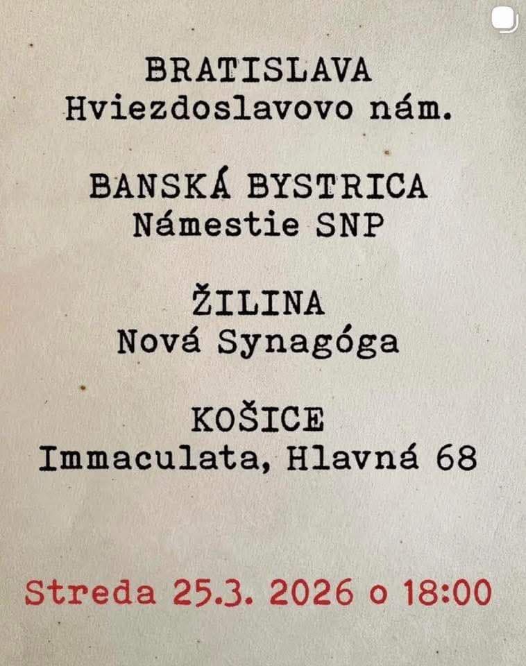 Študentský Protest: Zvoníme na poplach! - all cities