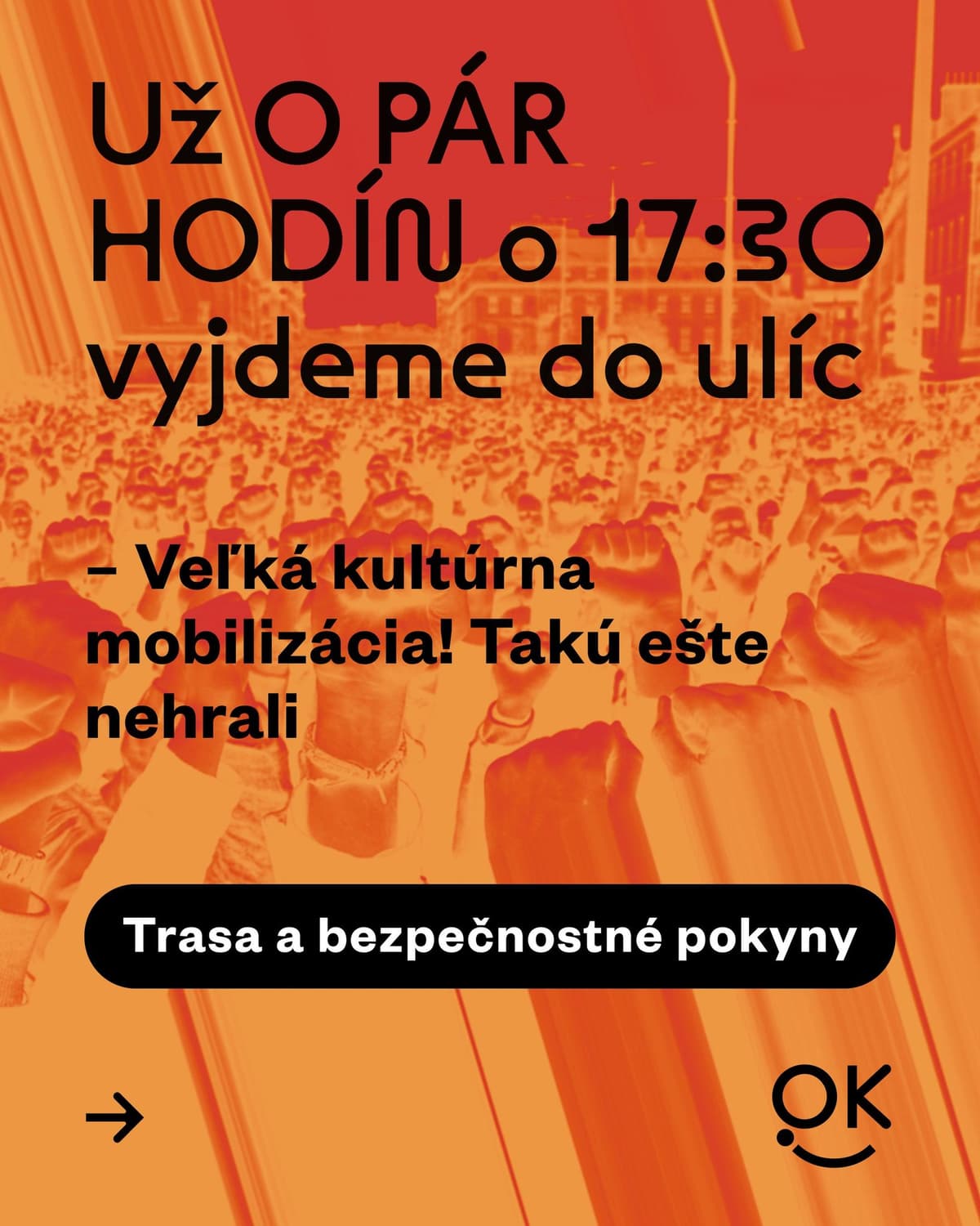 Veľká kultúrna mobilizácia! Takú ešte nehrali - info o pochode - Bratislava