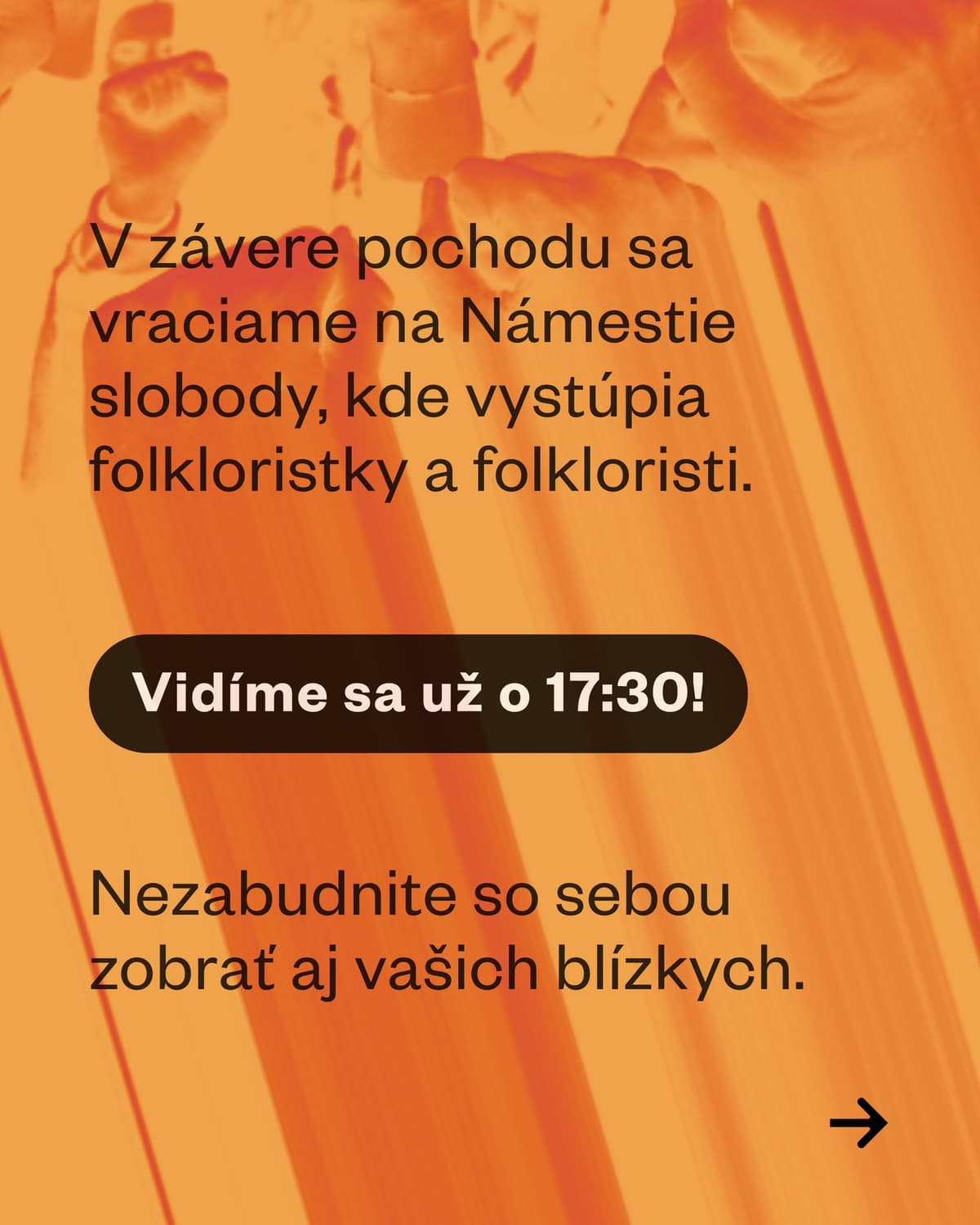 Veľká kultúrna mobilizácia! Takú ešte nehrali - info o pochode - Bratislava