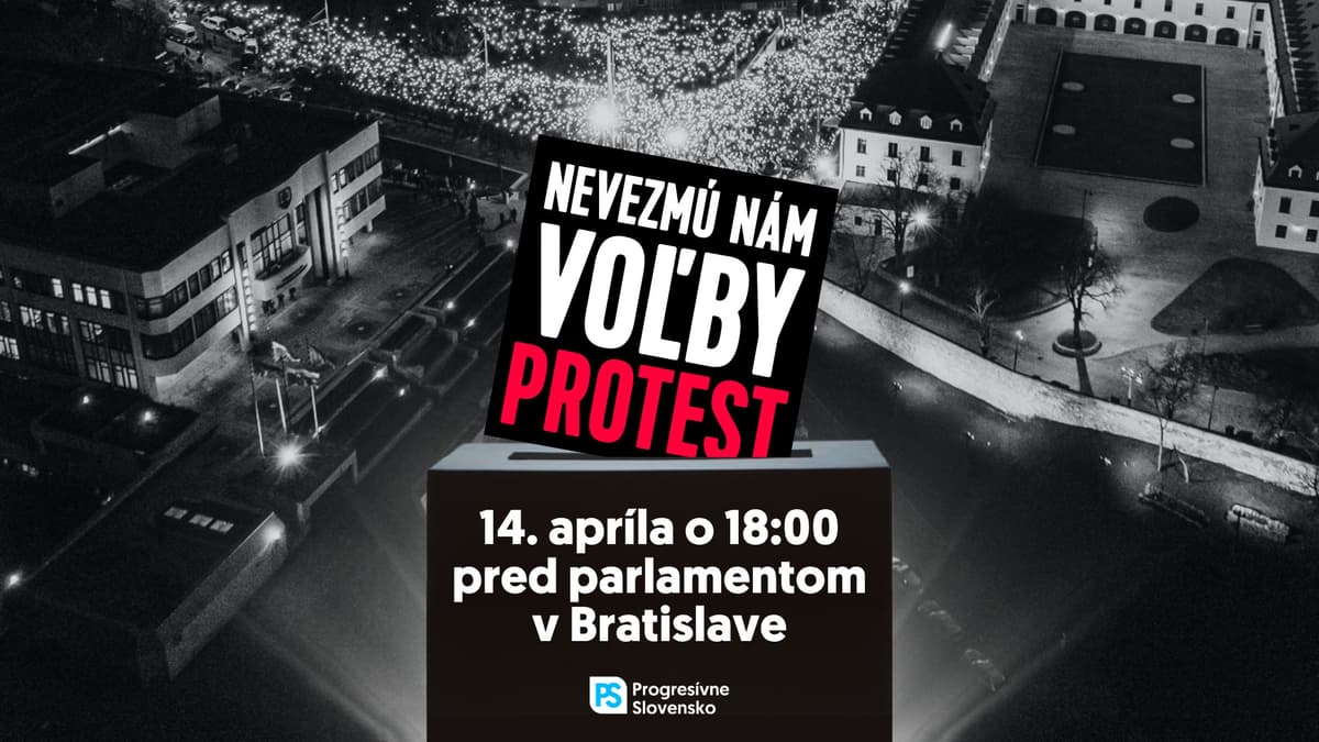 Nevezmú nám voľby | protest pred parlamentom / Bratislava 14.4.2026