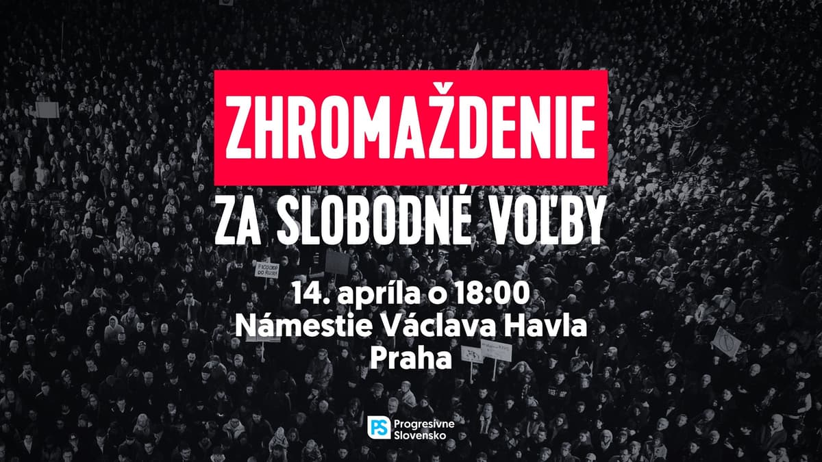 Nevezmú nám voľby | protest v Prahe 14.4.2026