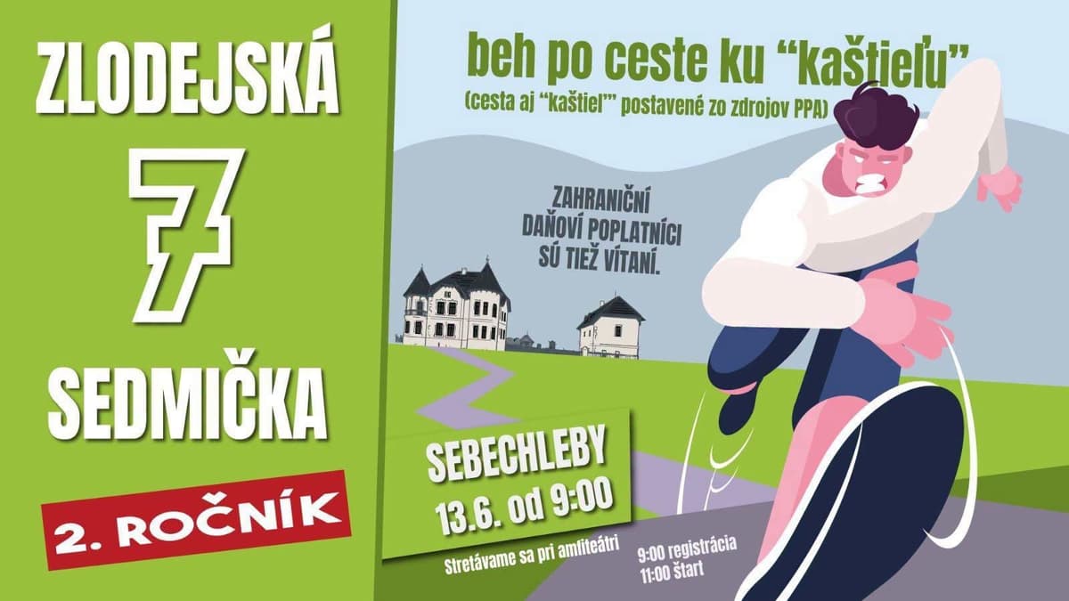 Zlodejská sedmička: Beh ku kaštieľu po ceste z PPA