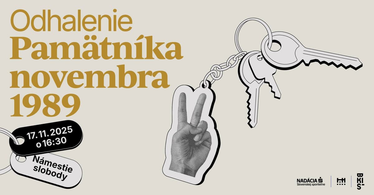 Odhalenie Pamätníka novembra 1989