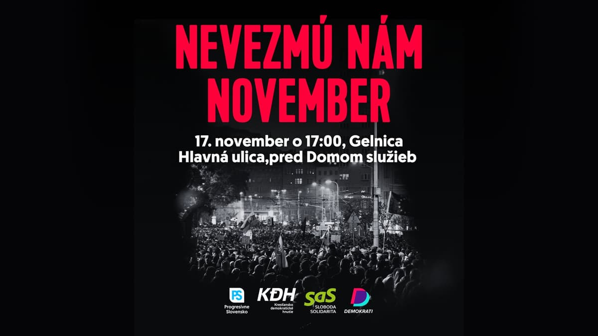 Nevezmú nám November | Gelnica