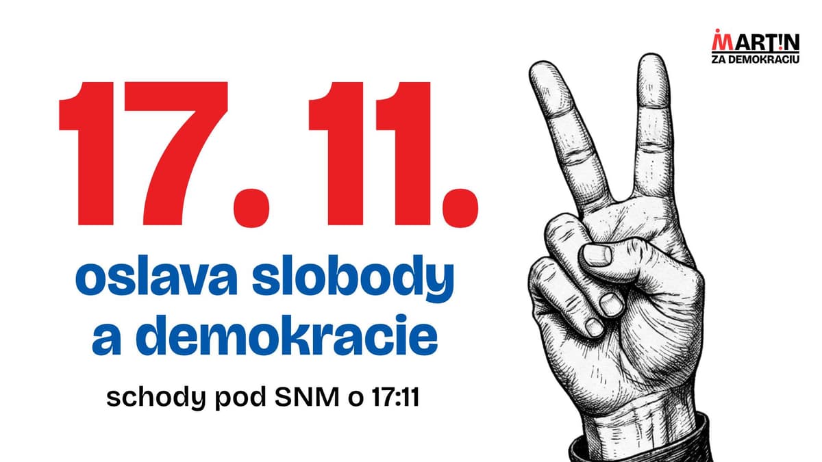 17.11. - Oslava slobody a demokracie v Martine