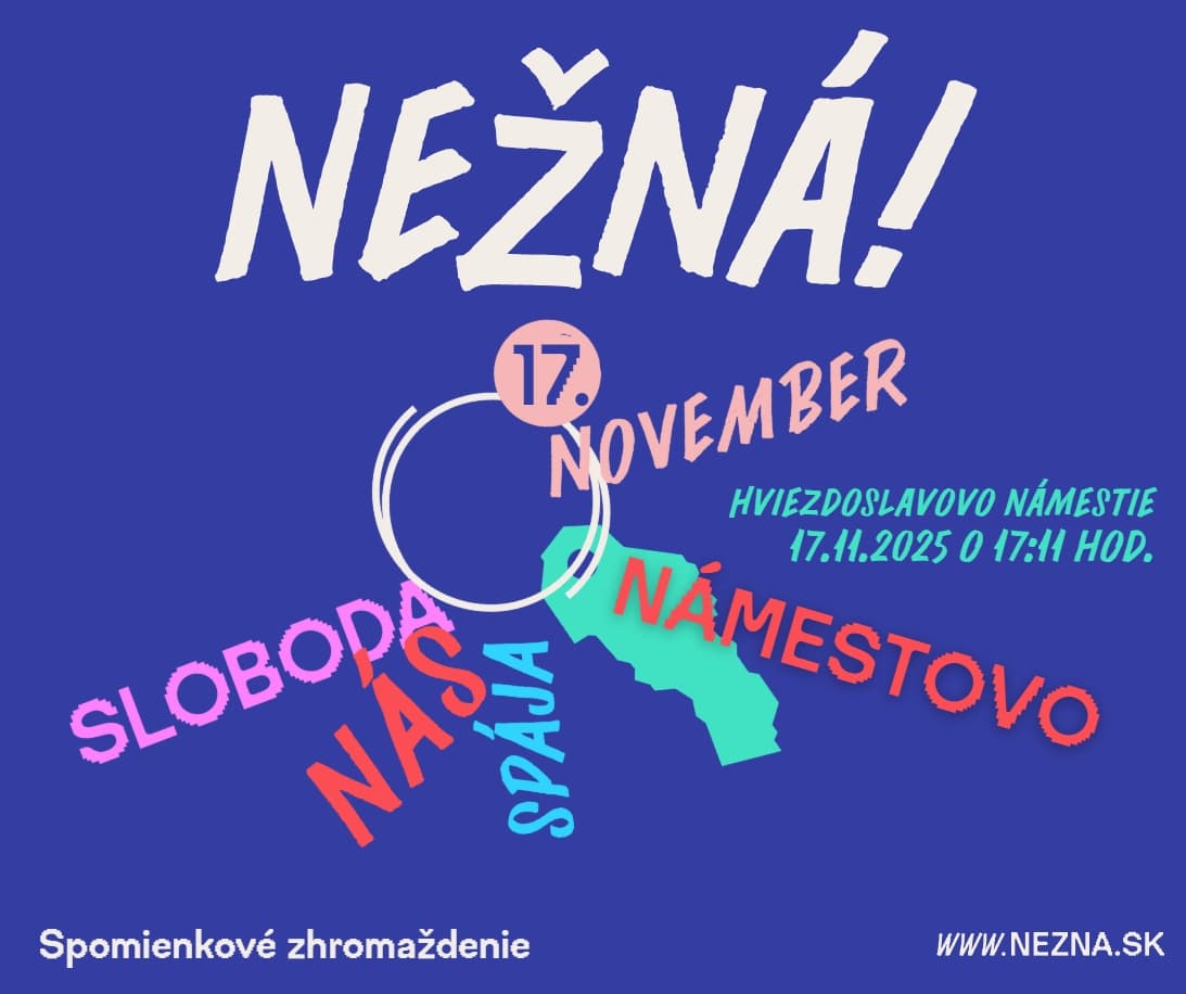 NEŽNÁ - Spomienkové zhromaždenie k výročiu 17. novembra 1989