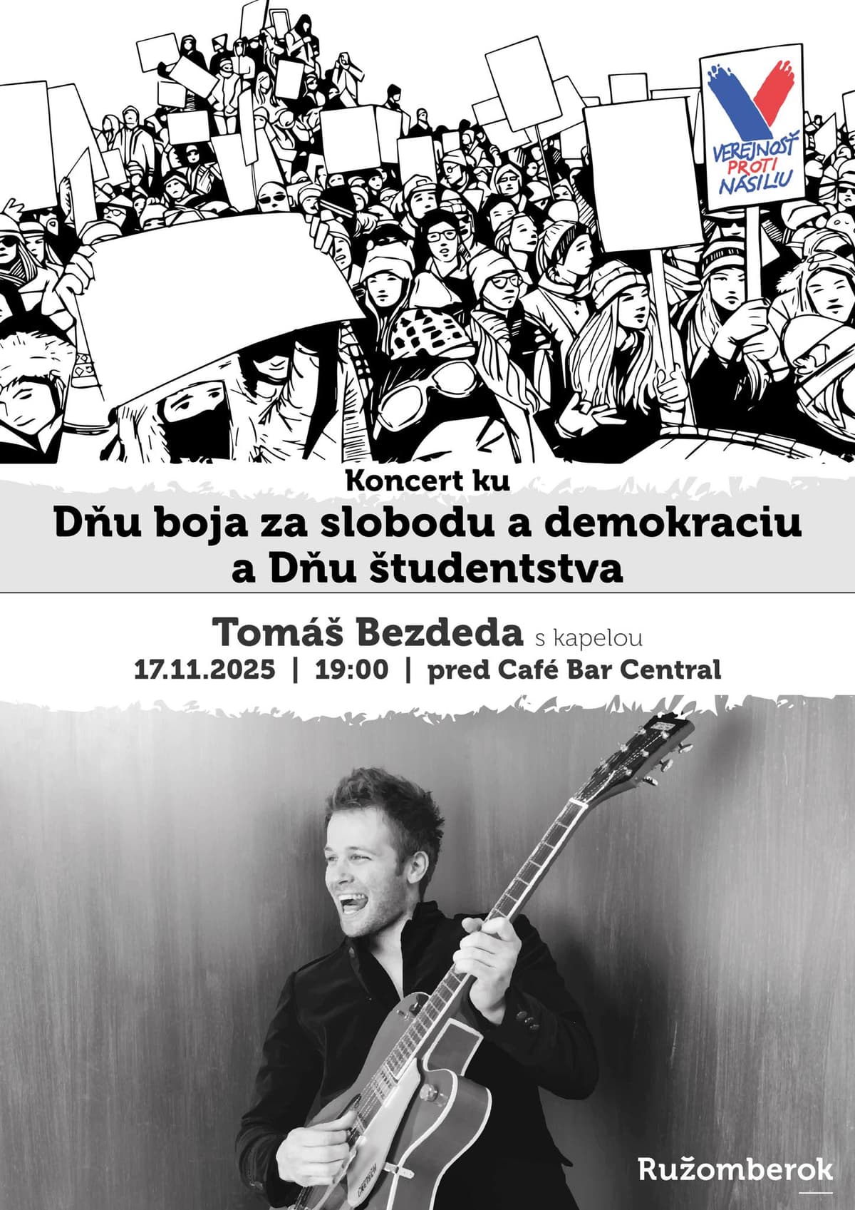 Koncert ku dňu boja za slobodu a demokraciu a dňu študentstva
