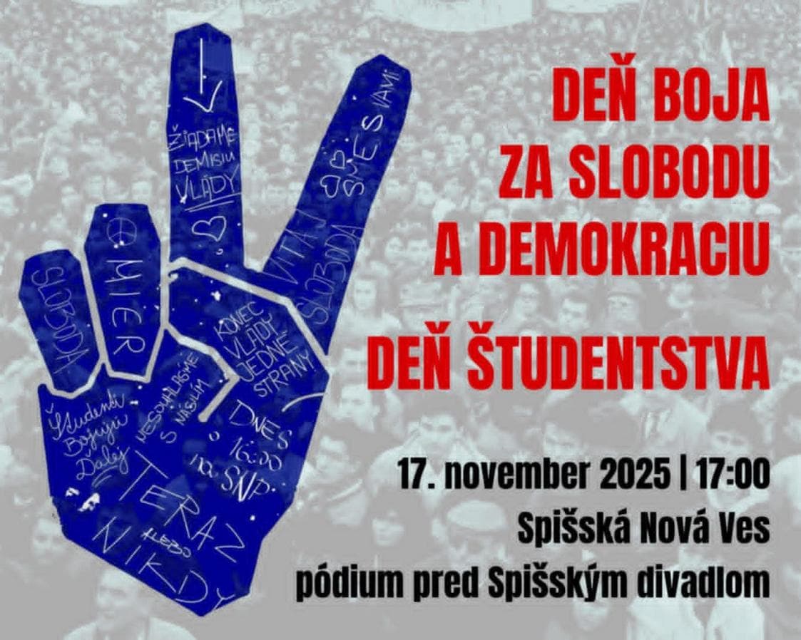 Spomienkové stretnutie - NEŽNÁ REVOLÚCIA - Spišská Nová Ves