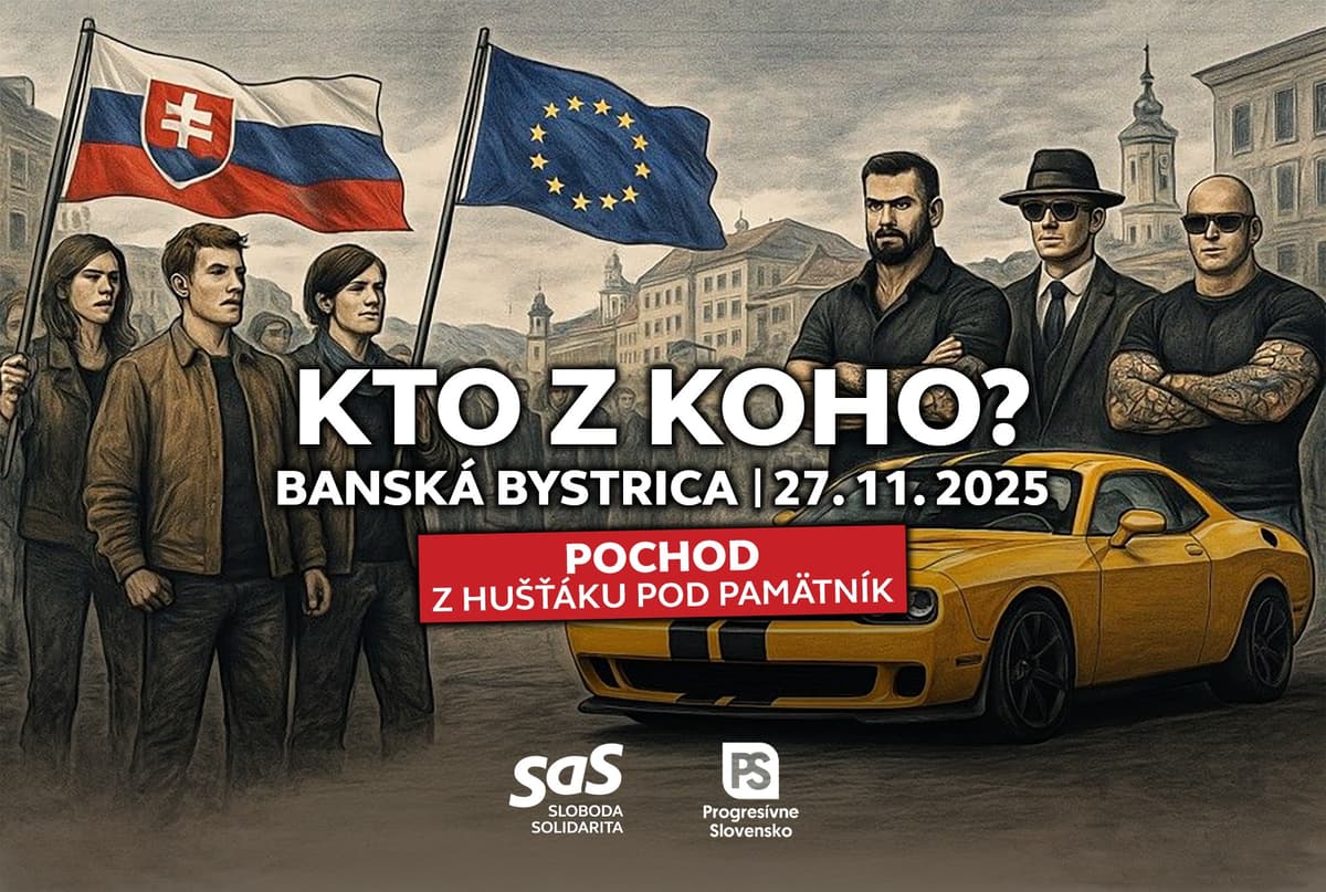 BANSKÁ BYSTRICA: Pochod k pamätníku SNP