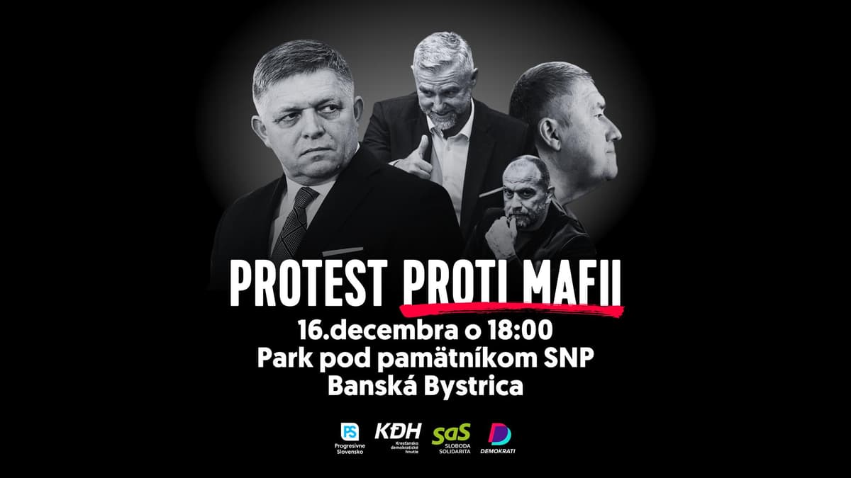 Protest proti mafii | Banská Bystrica, 16.12.2025